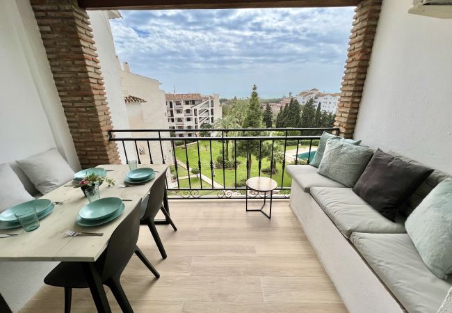 Apartamento en Mijas Costa - 53 - Apartamento en Riviera con vista piscina y mar