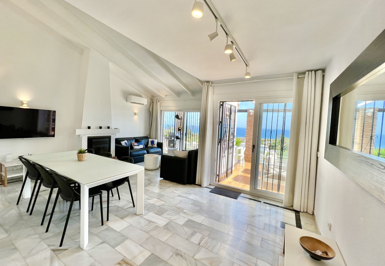 Villa à Mijas Costa - 25 - Villa avec vue sur la mer et Cabopino Golf